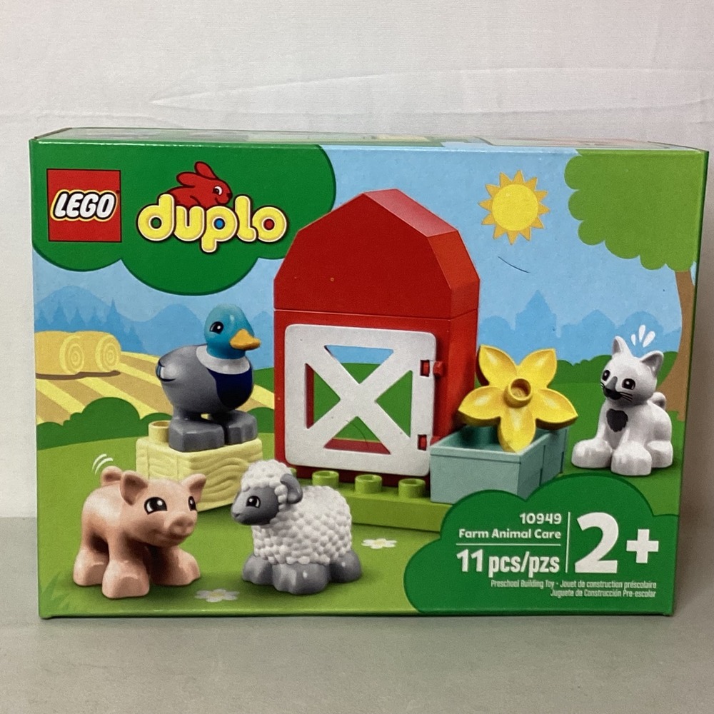 LEGO DUPLO Farm Animal Care‎ (10949) Preschool Building Toy 11 Pieces 2+